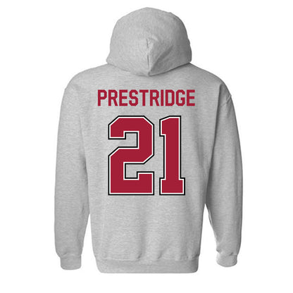Arkansas - NCAA Women's Basketball : Kyiah Prestridge - Classic Fashion Shersey Hooded Sweatshirt-1