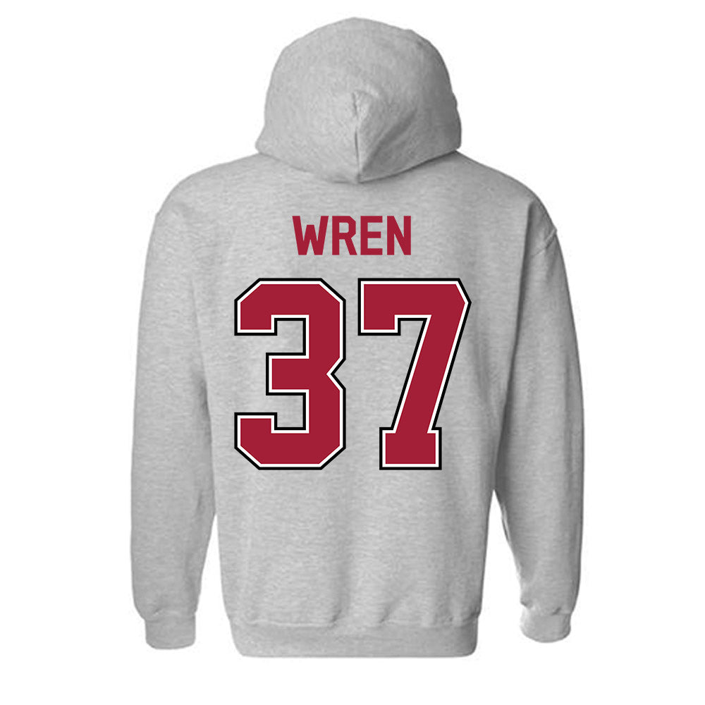 Arkansas - NCAA Baseball : Grant Wren - Classic Fashion Shersey Hooded Sweatshirt-1