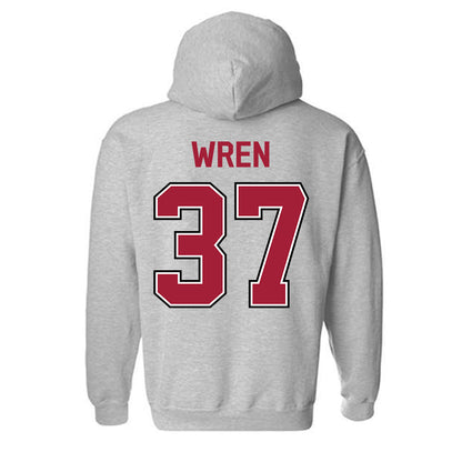Arkansas - NCAA Baseball : Grant Wren - Classic Fashion Shersey Hooded Sweatshirt-1
