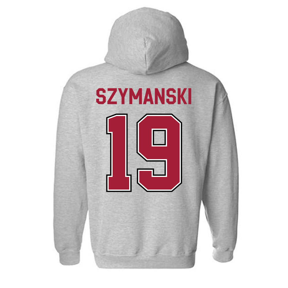 Arkansas - NCAA Women's Soccer : Paige Szymanski - Classic Fashion Shersey Hooded Sweatshirt-1