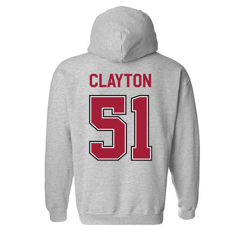 Arkansas - NCAA Football : Carey Clayton - Classic Fashion Shersey Hooded Sweatshirt-1