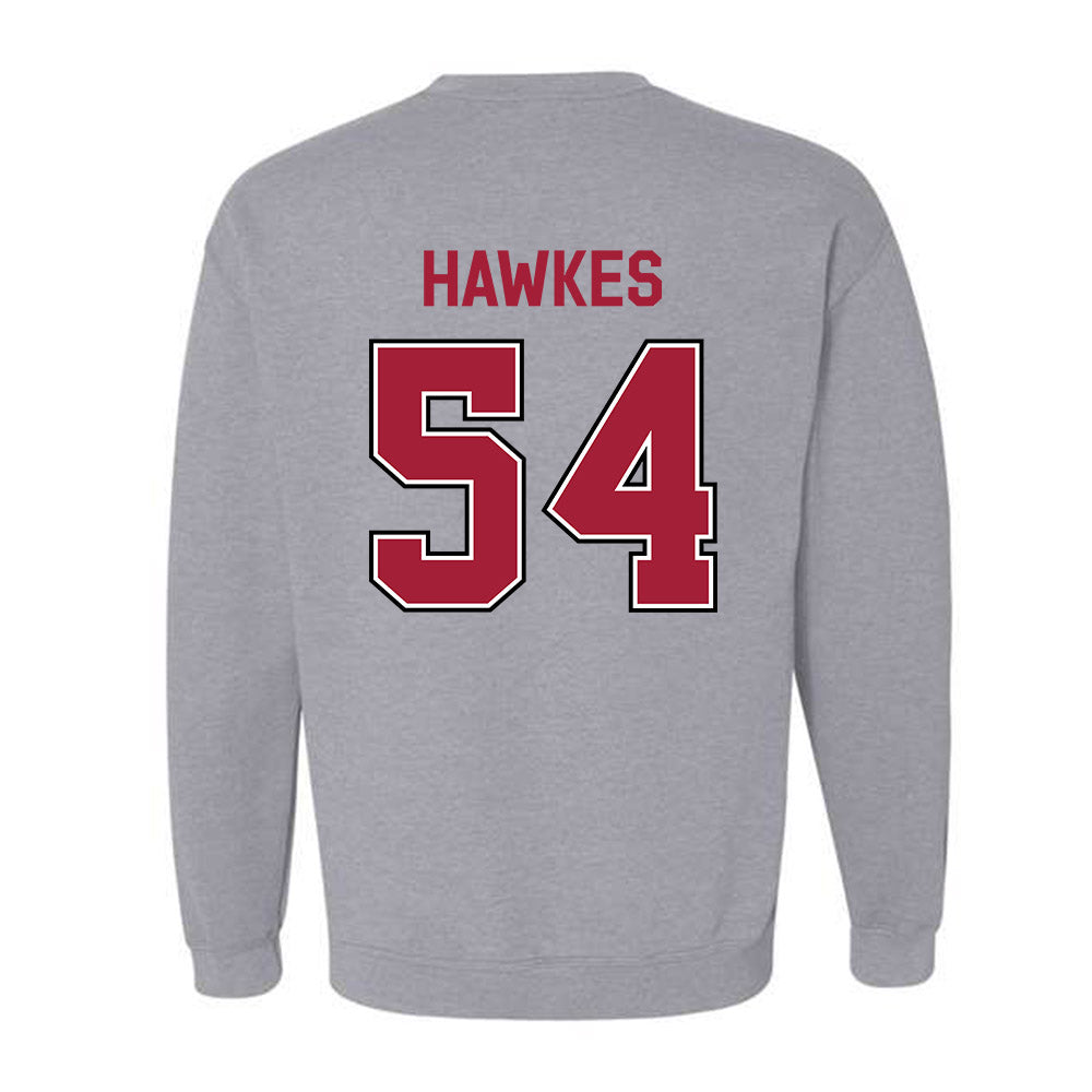 Arkansas - NCAA Football : Adam Hawkes - Classic Fashion Shersey Crewneck Sweatshirt-1