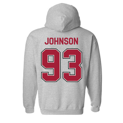 Arkansas - NCAA Football : keiundre johnson - Classic Fashion Shersey Hooded Sweatshirt-1