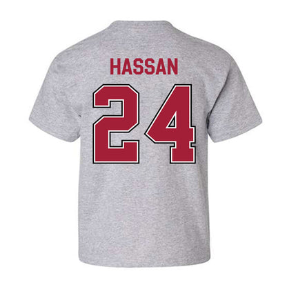 Arkansas - NCAA Women's Basketball : Aisha Hassan - Classic Fashion Shersey Youth T-Shirt-1