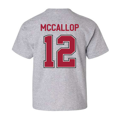 Arkansas - NCAA Women's Basketball : Grace McCallop - Classic Fashion Shersey Youth T-Shirt-1