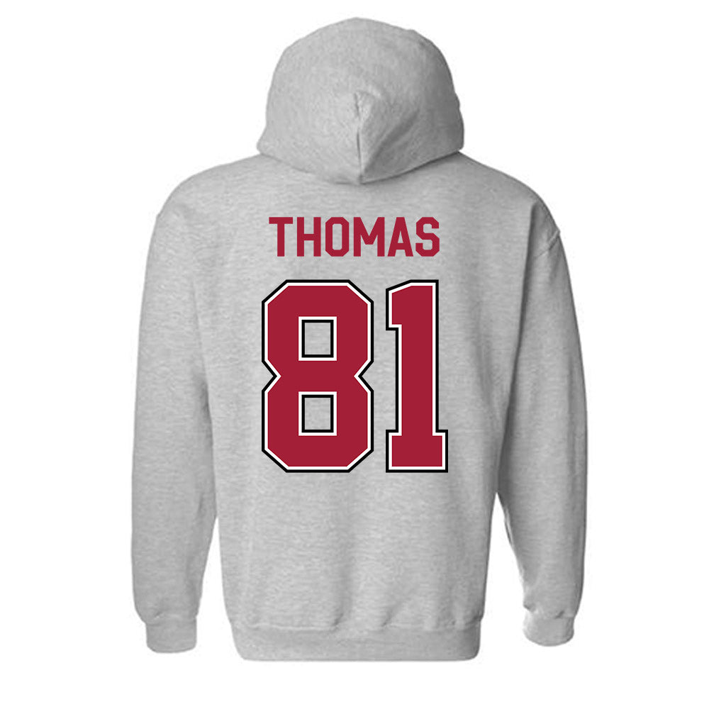 Arkansas - NCAA Football : Dai'Shaun Thomas - Classic Fashion Shersey Hooded Sweatshirt-1