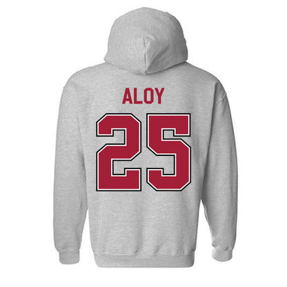 Arkansas - NCAA Baseball : Kuhio Aloy - Classic Fashion Shersey Hooded Sweatshirt-1