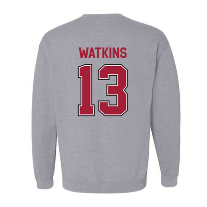 Arkansas - NCAA Football : Jelani Watkins - Classic Fashion Shersey Crewneck Sweatshirt-1
