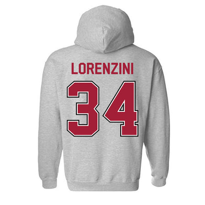 Arkansas - NCAA Baseball : Joey Lorenzini - Classic Fashion Shersey Hooded Sweatshirt-1