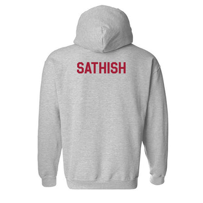 Arkansas - NCAA Women's Golf : Swetha Sathish - Classic Fashion Shersey Hooded Sweatshirt-1