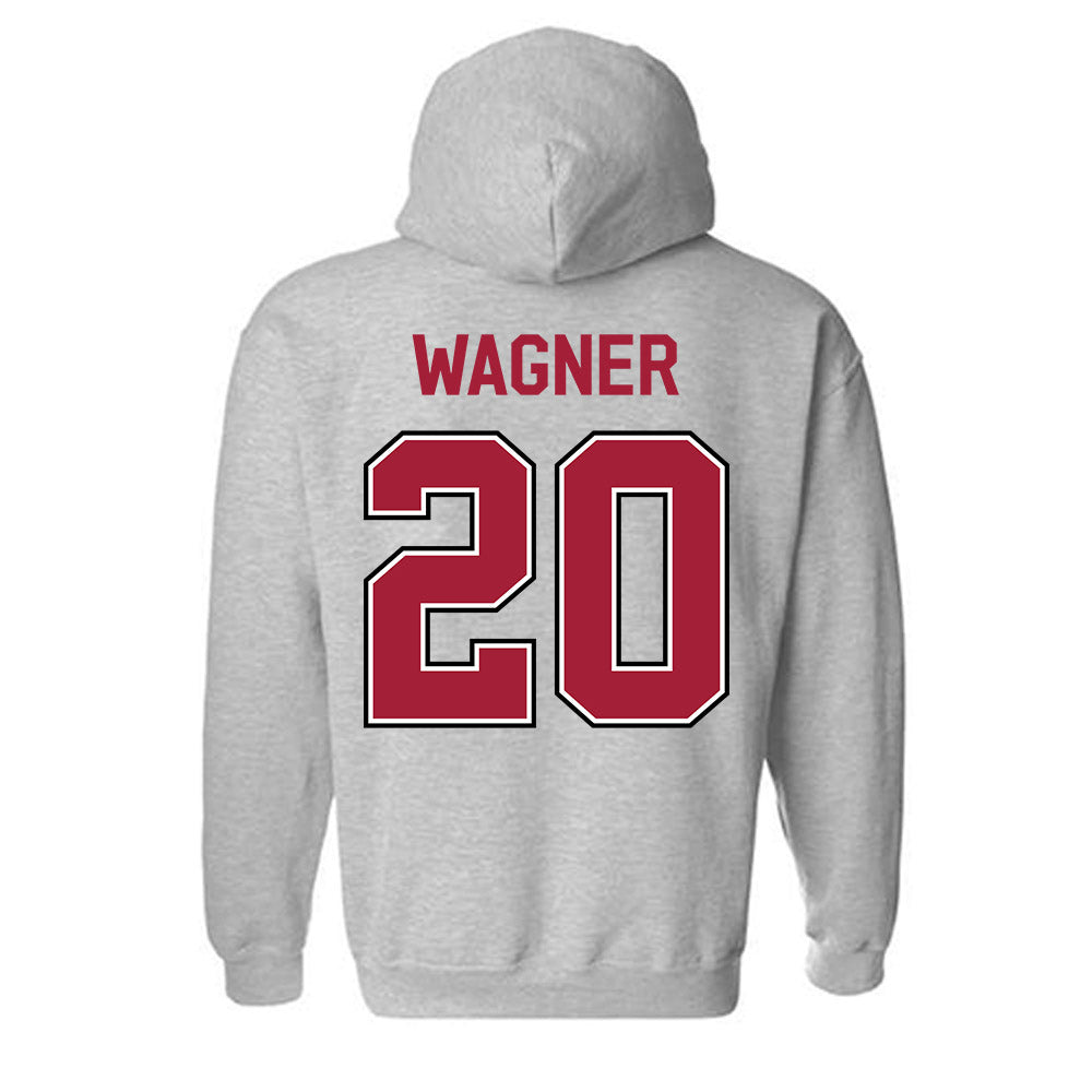 Arkansas - NCAA Women's Soccer : Natalie Wagner - Classic Fashion Shersey Hooded Sweatshirt-1