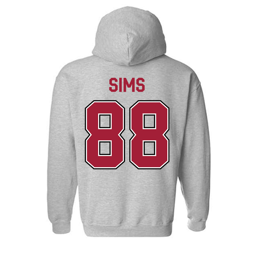 Arkansas - NCAA Football : Xadavien Sims - Classic Fashion Shersey Hooded Sweatshirt-1