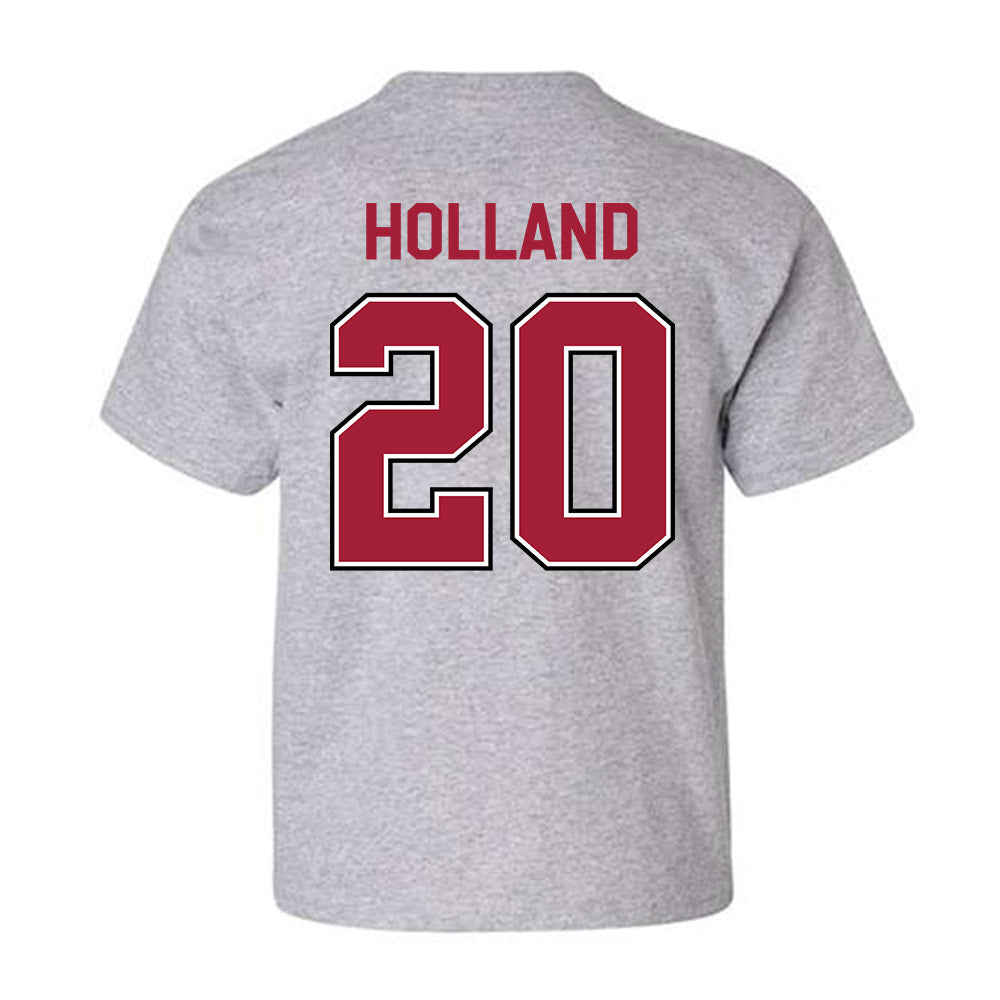 Arkansas - NCAA Baseball : Max Holland - Classic Fashion Shersey Youth T-Shirt-1