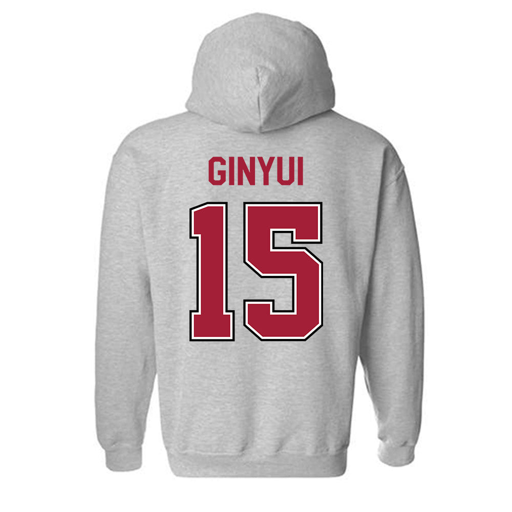 Arkansas - NCAA Football : Nsongbeh Ginyui - Classic Fashion Shersey Hooded Sweatshirt-1