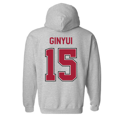 Arkansas - NCAA Football : Nsongbeh Ginyui - Classic Fashion Shersey Hooded Sweatshirt-1