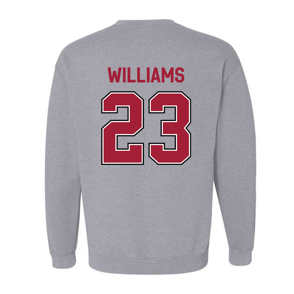 Arkansas - NCAA Football : Ian Williams - Classic Fashion Shersey Crewneck Sweatshirt-1