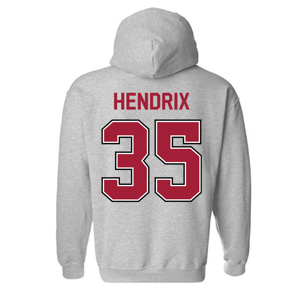 Arkansas - NCAA Football : Hutson Hendrix - Classic Fashion Shersey Hooded Sweatshirt-1