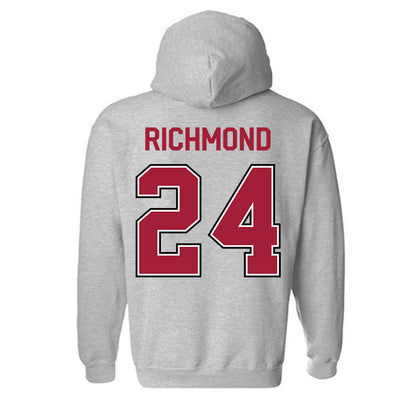 Arkansas - NCAA Men's Basketball : Billy Richmond - Classic Fashion Shersey Hooded Sweatshirt-1