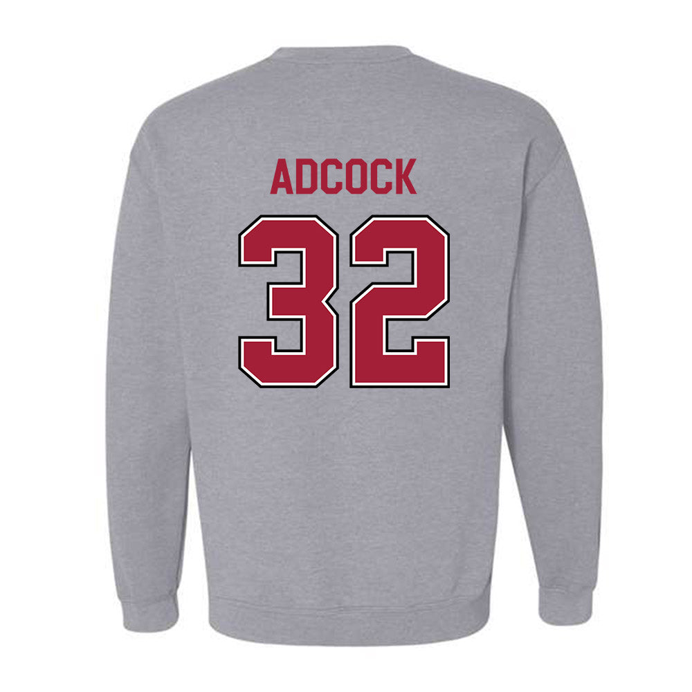 Arkansas - NCAA Football : Matt Adcock - Classic Fashion Shersey Crewneck Sweatshirt-1