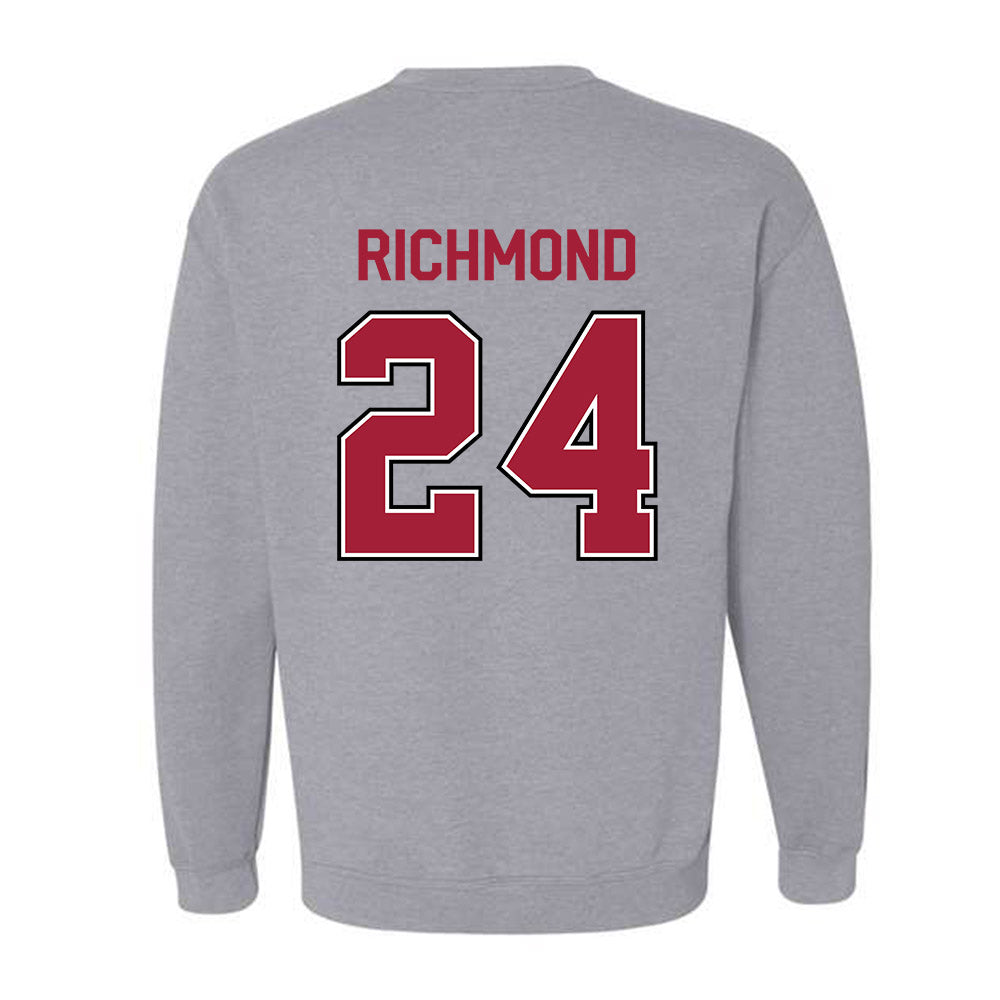 Arkansas - NCAA Men's Basketball : Billy Richmond - Classic Fashion Shersey Crewneck Sweatshirt-1