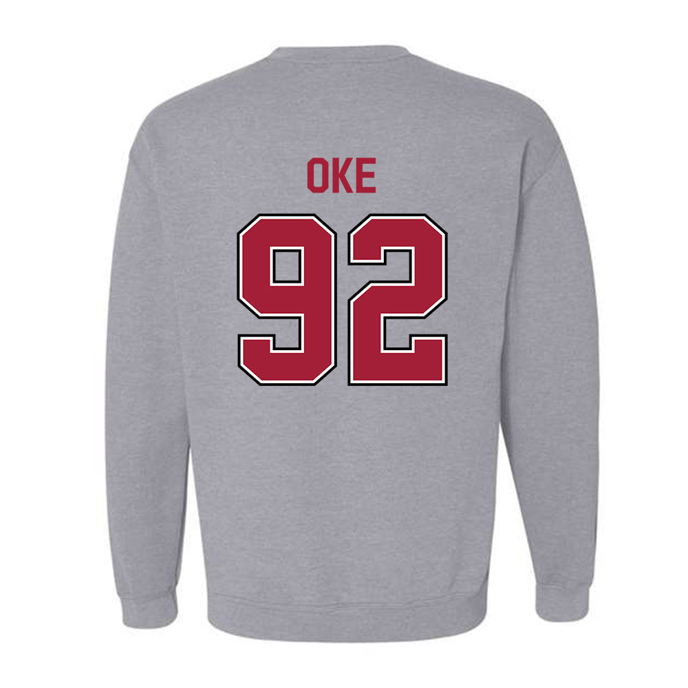 Arkansas - NCAA Football : David Oke - Classic Fashion Shersey Crewneck Sweatshirt-1