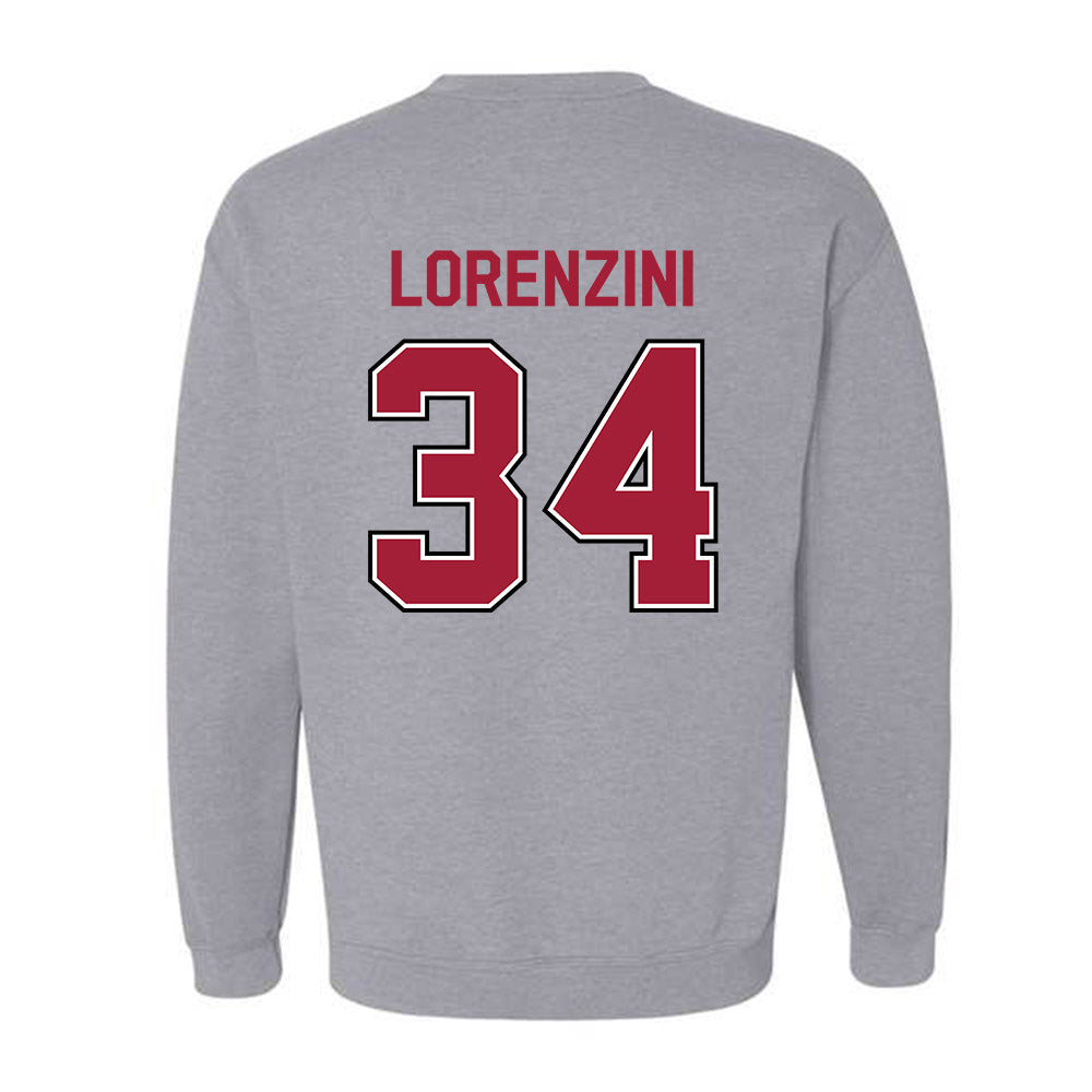 Arkansas - NCAA Baseball : Joey Lorenzini - Classic Fashion Shersey Crewneck Sweatshirt-1