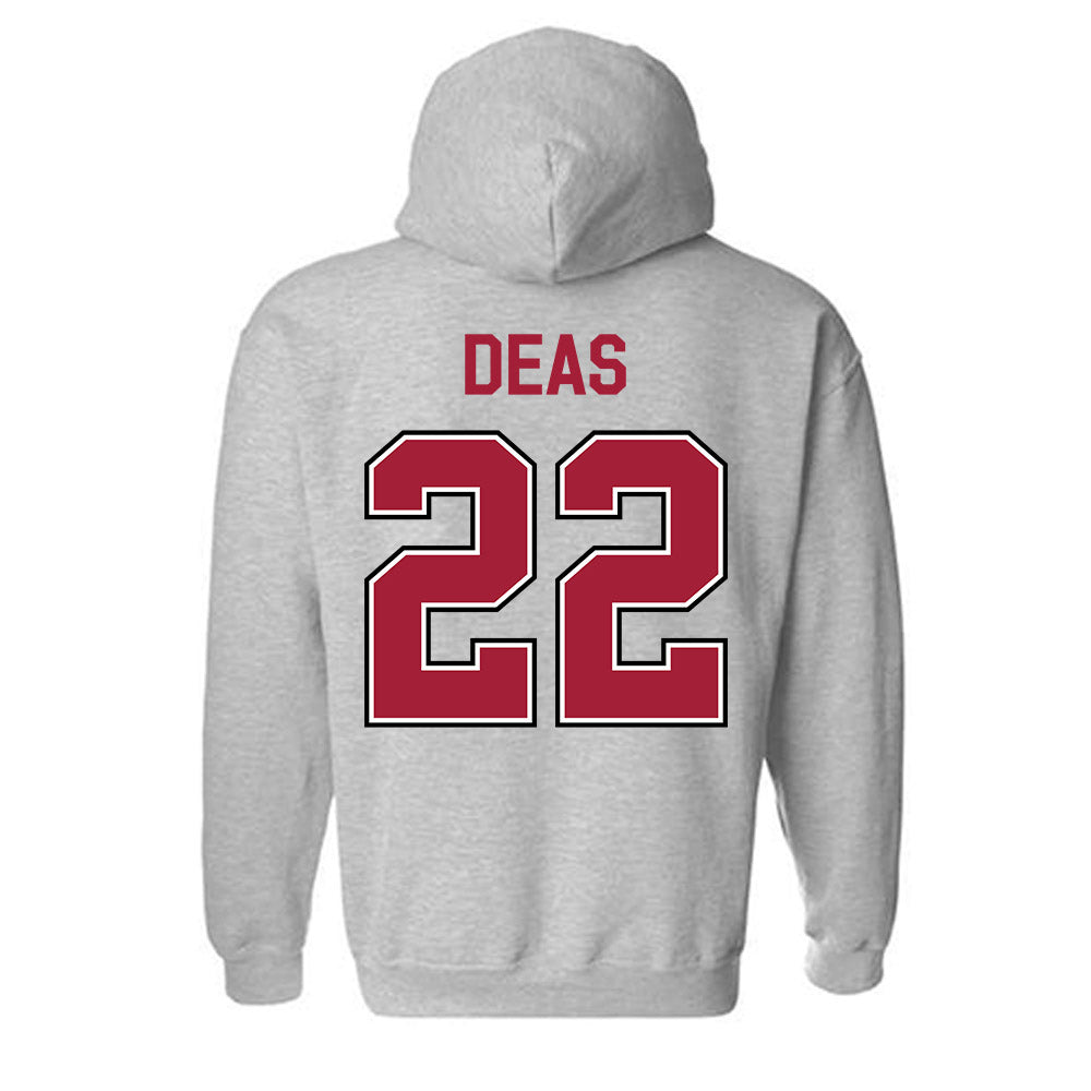 Arkansas - NCAA Women's Basketball : Bonnie Deas - Classic Fashion Shersey Hooded Sweatshirt-1