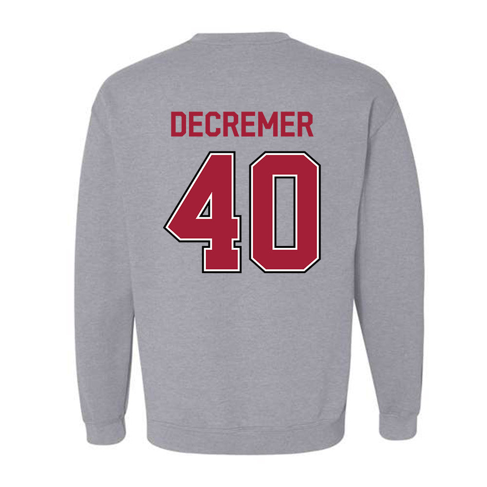 Arkansas - NCAA Baseball : James DeCremer - Classic Fashion Shersey Crewneck Sweatshirt-1