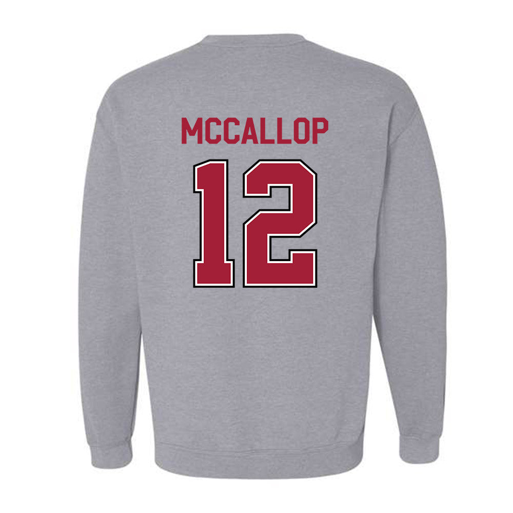 Arkansas - NCAA Women's Basketball : Grace McCallop - Classic Fashion Shersey Crewneck Sweatshirt-1
