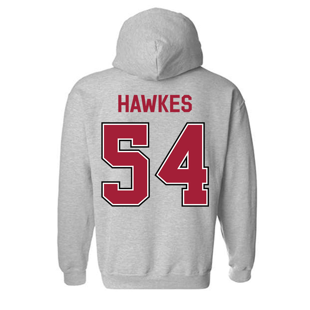 Arkansas - NCAA Football : Adam Hawkes - Classic Fashion Shersey Hooded Sweatshirt-1