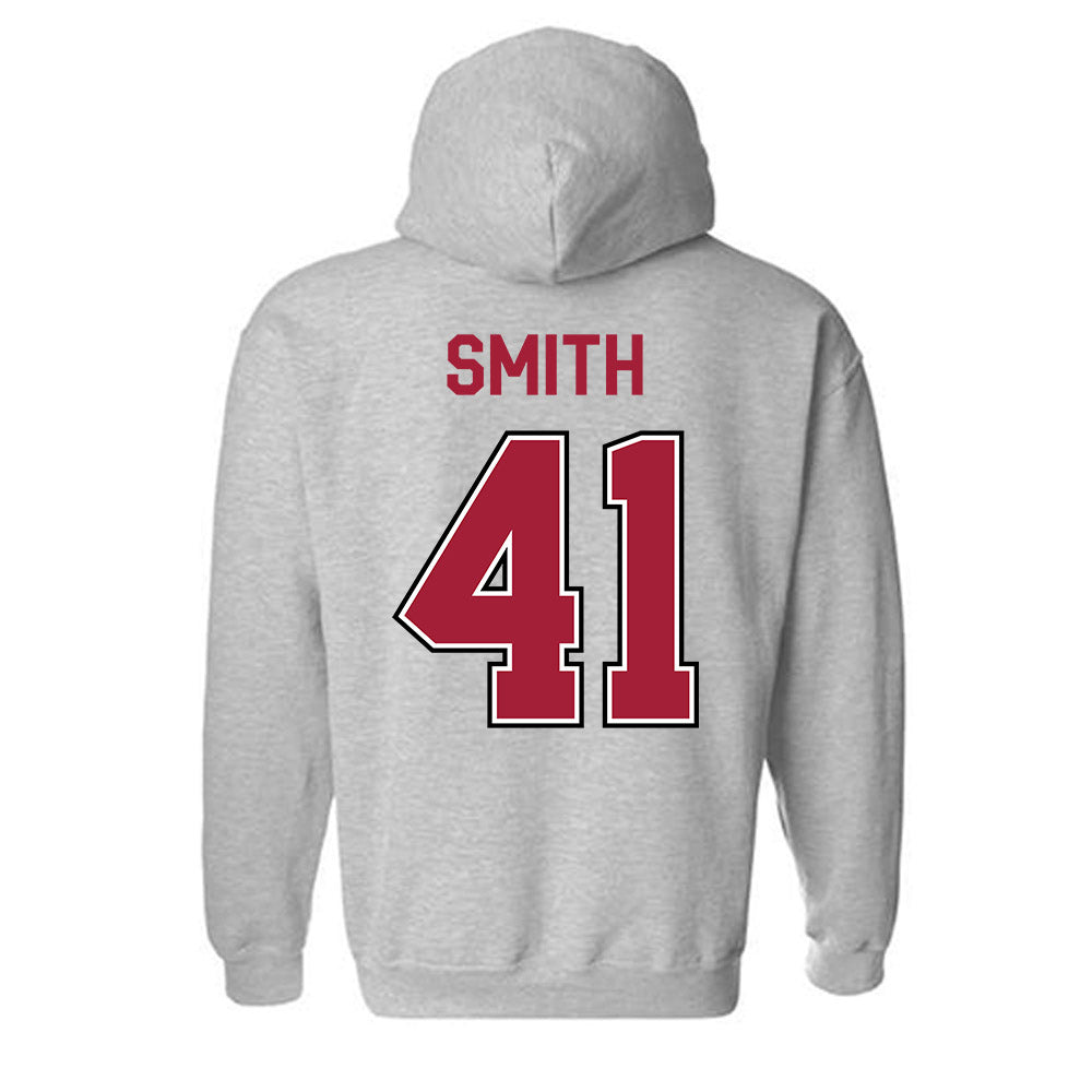 Arkansas - NCAA Football : Connor Smith - Classic Fashion Shersey Hooded Sweatshirt-1
