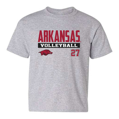 Arkansas - NCAA Women's Volleyball : Journey Peppers - Classic Fashion Shersey Youth T-Shirt-0