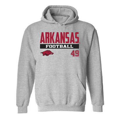 Arkansas - NCAA Football : Braxton Scriber - Classic Fashion Shersey Hooded Sweatshirt-0