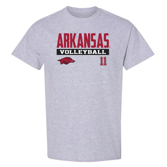 Arkansas - NCAA Women's Volleyball : Elsie Law - Classic Fashion Shersey T-Shirt-0