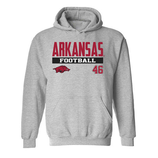 Arkansas - NCAA Football : Charlie von der Meden - Classic Fashion Shersey Hooded Sweatshirt-0