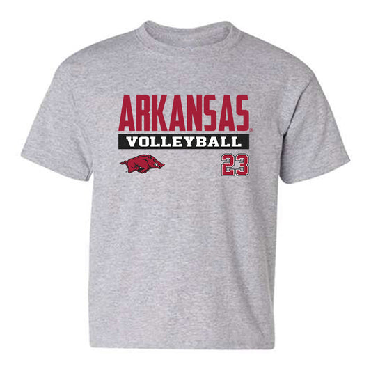 Arkansas - NCAA Women's Volleyball : Aleki Alexander - Classic Fashion Shersey Youth T-Shirt-0