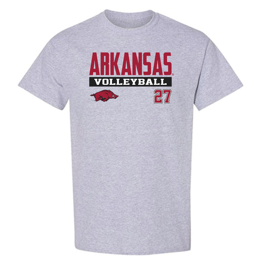 Arkansas - NCAA Women's Volleyball : Journey Peppers - Classic Fashion Shersey T-Shirt-0