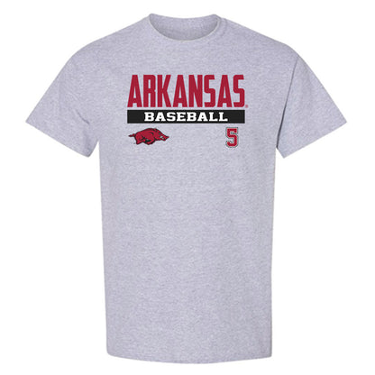 Arkansas - NCAA Baseball : TJ Pompey - Classic Fashion Shersey T-Shirt-0