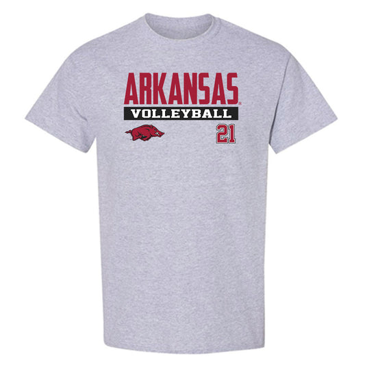 Arkansas - NCAA Women's Volleyball : Parker Duncan - Classic Fashion Shersey T-Shirt-0