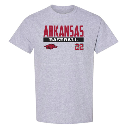 Arkansas - NCAA Baseball : Peyton Lee - Classic Fashion Shersey T-Shirt-0