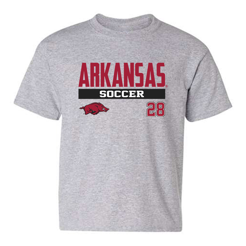 Arkansas - NCAA Women's Soccer : Kyndal Ewertz - Classic Fashion Shersey Youth T-Shirt-0