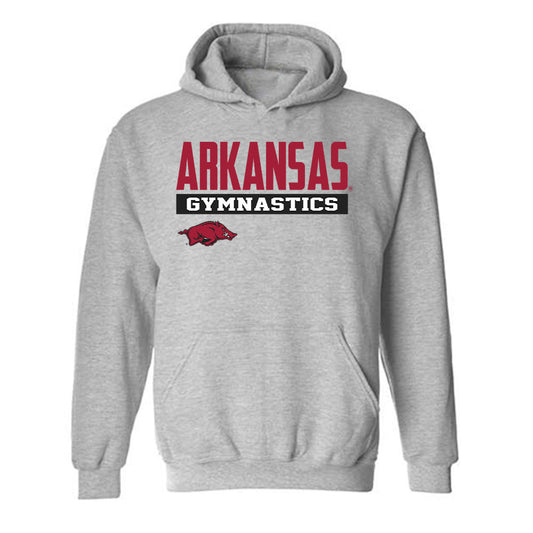 Arkansas - NCAA Women's Gymnastics : Nyla Morabito - Classic Fashion Shersey Hooded Sweatshirt-0