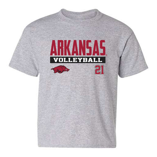 Arkansas - NCAA Women's Volleyball : Parker Duncan - Classic Fashion Shersey Youth T-Shirt-0