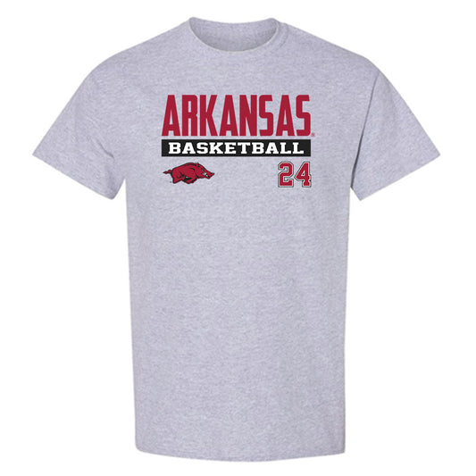 Arkansas - NCAA Women's Basketball : Aisha Hassan - Classic Fashion Shersey T-Shirt-0