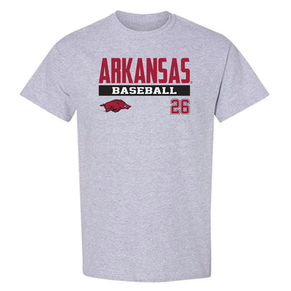 Arkansas - NCAA Baseball : Tate McGuire - Classic Fashion Shersey T-Shirt-0