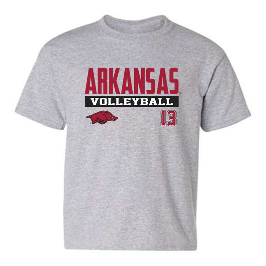 Arkansas - NCAA Women's Volleyball : Kiki Remensperger - Classic Fashion Shersey Youth T-Shirt-0