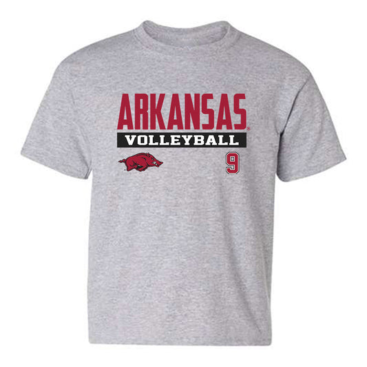 Arkansas - NCAA Women's Volleyball : Sydney Maue - Classic Fashion Shersey Youth T-Shirt-0