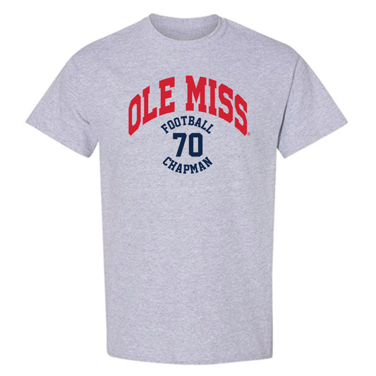 Ole Miss - NCAA Football : Jalan Chapman - Classic Fashion Shersey T-Shirt-0