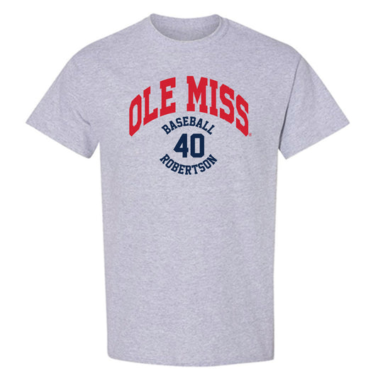 Ole Miss - NCAA Baseball : JP Robertson - Classic Fashion Shersey T-Shirt-0
