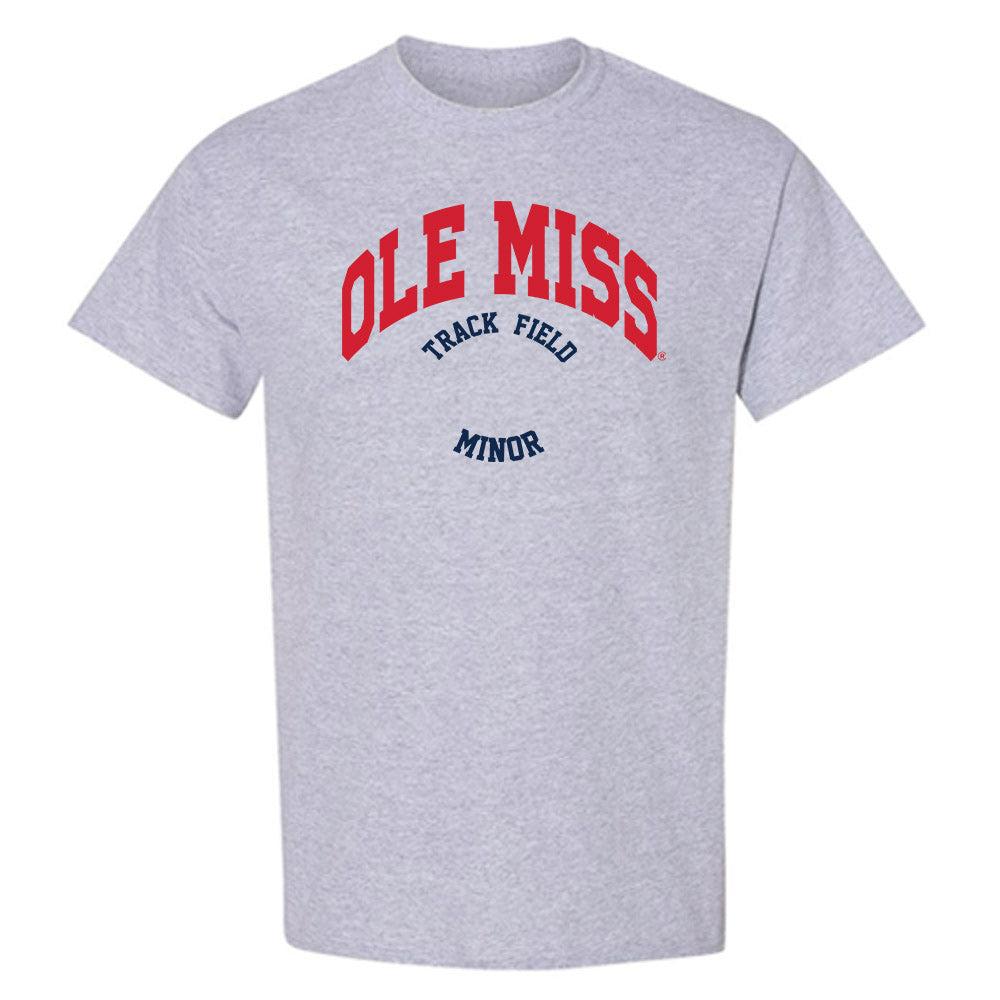 Ole Miss - NCAA Men's Track & Field : Dekell Minor - Classic Fashion Shersey T-Shirt-0